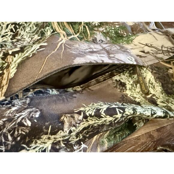 Real Tree Max 1 Microban Scent Control Men's M Camo Fleece 4 pocket Zip Jacket - Picture 9 of 11